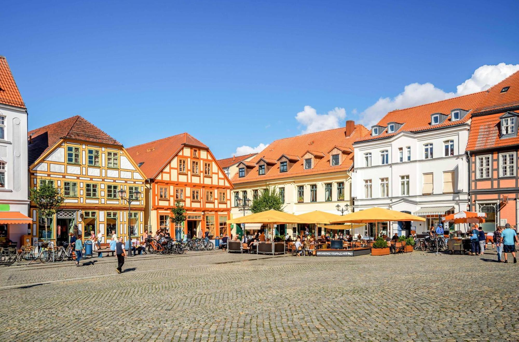 Mueritzausblick Appartement Waren  Buitenkant foto